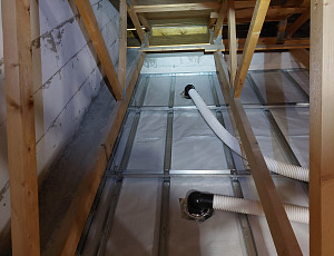 Zateplení novostavby pomocí foukané izolace